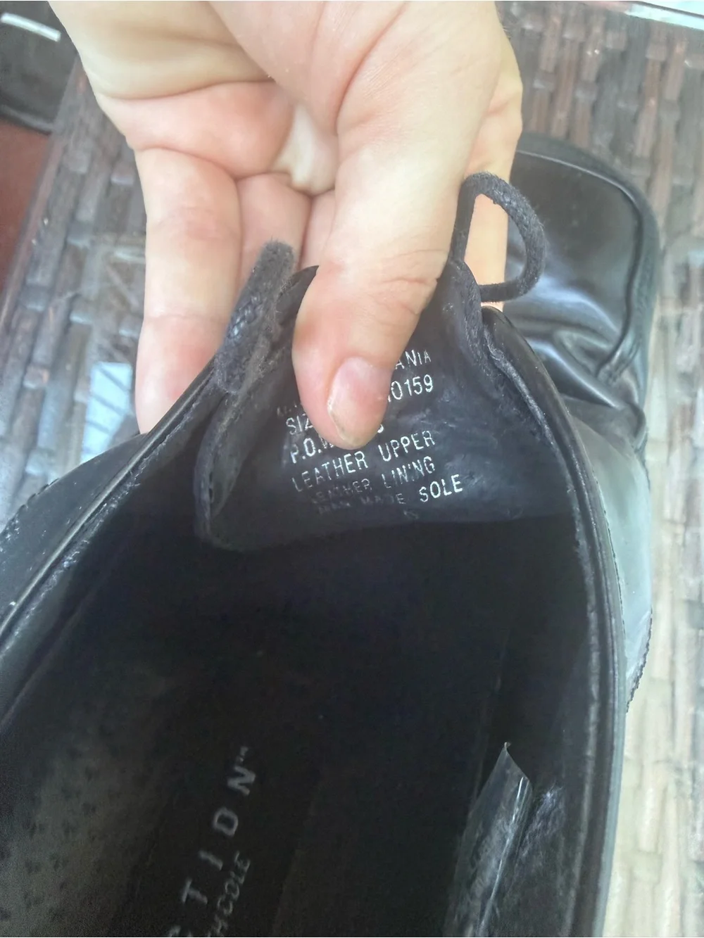 Reaction kenneth cole leather shoes 10.5